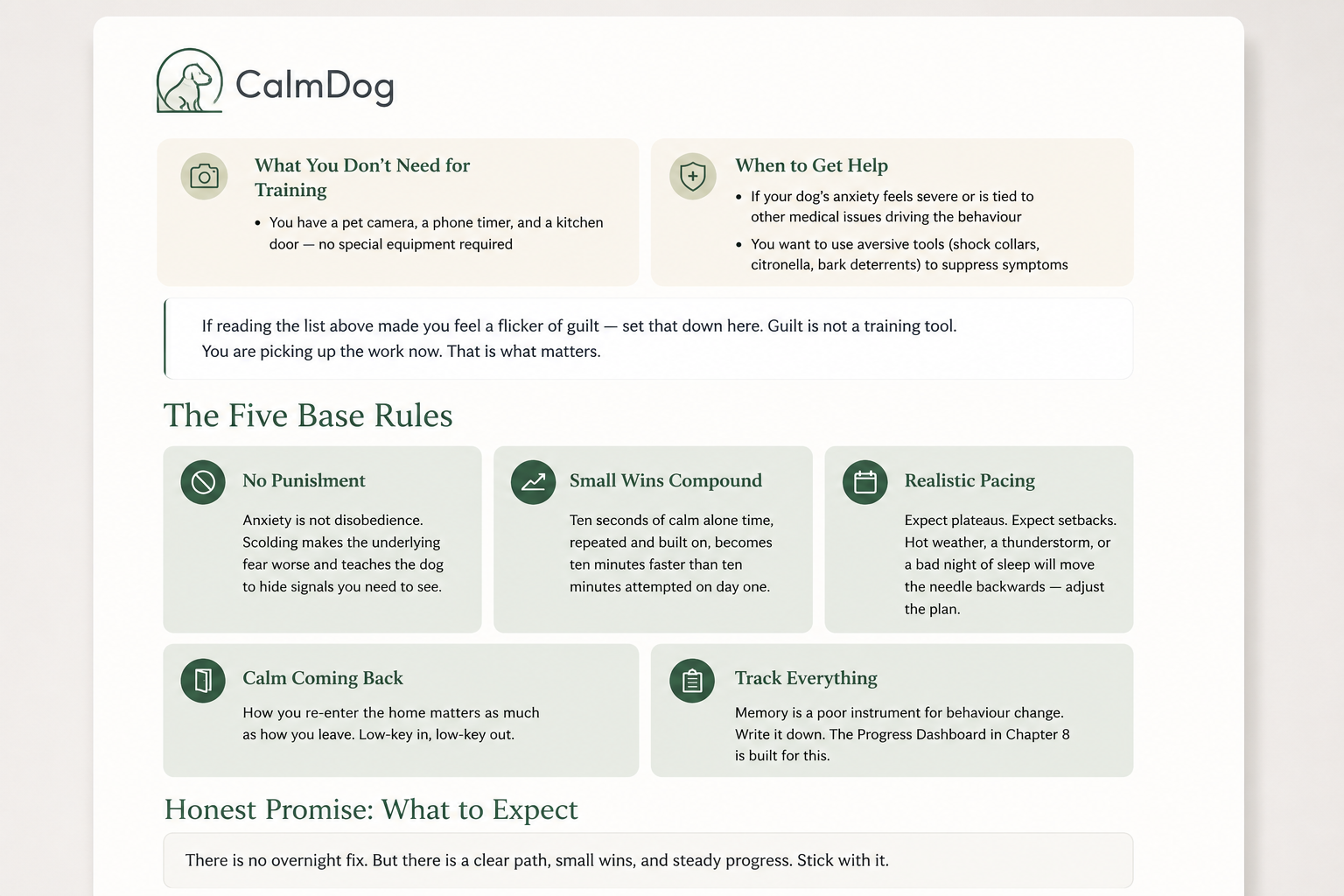 The 5 core rules
